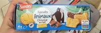 Mängden socker i Biscuits animaux