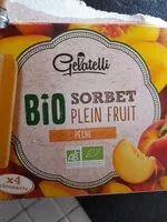 Mängden socker i Sorbet plein fruit pêche