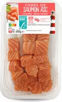 Mängden socker i Cubes de saumon ASC