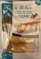 Mängden socker i Nems Crevette et crabe