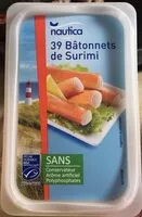 Mängden socker i Batonnets de surimi