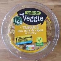 Mängden socker i Taboulé aux noix de cajou & curry
