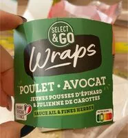 Mängden socker i Wrap poulet avocat