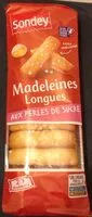 Mängden socker i Madeleines longues