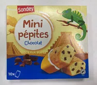 Mängden socker i Cakes mini pépites chocolat