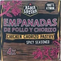 Mängden socker i Empanadas de Pollo y Chorizo