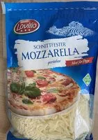Mängden socker i Mozzarella gerieben