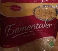 Mängden socker i Käse - Emmentaler gerieben nussig-mild