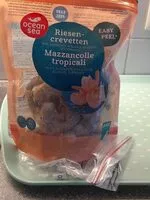 Mängden socker i Riesen Garnelen crevetten