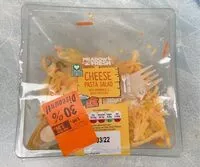Mängden socker i Cheese pasta salad