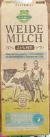 Mängden socker i Weidemilch