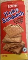 Mängden socker i Keks Sandwich