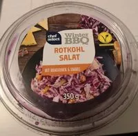 Mängden socker i Rotkohl Salat mit Mandarinen und Ananas