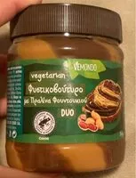 Mängden socker i Spread with peanuts, cocoa and hazelnuts