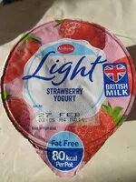 Mängden socker i Light strawberry yogurt