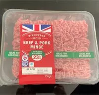 Mängden socker i Beef and pork mince
