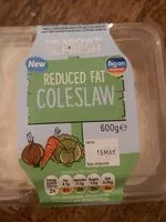 Mängden socker i Reduced Fat Coleslaw