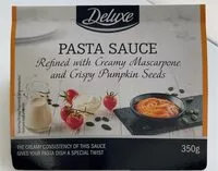 Mängden socker i Pasta Sauce mit Mascarpone und Kürbiskernen