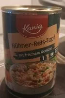 Mängden socker i Hühner-Reis-Topf