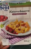 Mängden socker i Kaiserschmarrn mit Pflaumenkompott