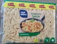 Mängden socker i Schwäbische Spätzle