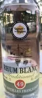 Mängden socker i Rhum blanc