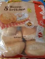 Mängden socker i Weizenbrötchen