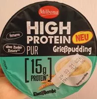 Mängden socker i High Protein Pur Grießpudding