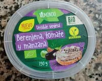 Mängden socker i Untable Vegetal. Berenjena, tomate y manzana