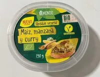 Mängden socker i Untable vegetal Maíz,manzana y curry