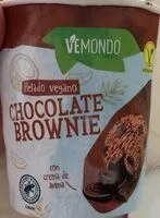 Mängden socker i Helado vegano chocolate brownie