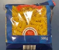 Mängden socker i Pâtes Fusilli
