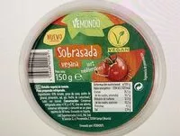 Mängden socker i Sobrasada vegana