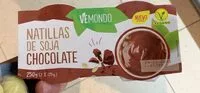 Mängden socker i Natillas de soja chocolate