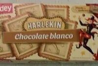 Mängden socker i harlekin chocolate blanco