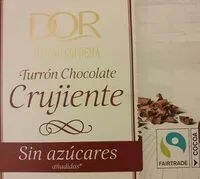 Mängden socker i Turró Chocolate Crujiente sin azúcares añadidos