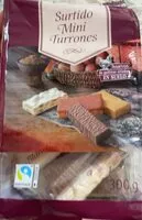 Mängden socker i Surtido mini turrones