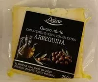 Mängden socker i Queso añejo con aceite de oliva virgen extra arbequina