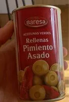 Mängden socker i Aceitunas rellenas pimiento asado