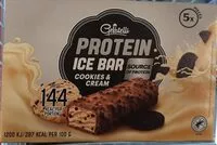 Mängden socker i Protein ICE Bar Cookies & Cream
