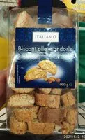 Mängden socker i Biscotti alle mandorle