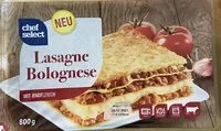 Mängden socker i TK Lasagne Bolognese mit Rindfleisch