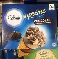 Mängden socker i Cône de glace Chocolat sauce au chocolat et nougatine