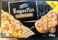 Mängden socker i Baguette Champignon