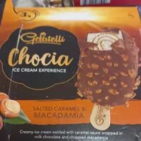 Mängden socker i Chocia ice cream experience salted caramel & Macadamia