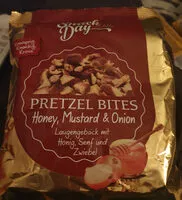 Mängden socker i Pretzel Bites Honey, Mustard, Onion