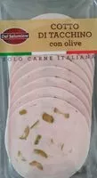 Mängden socker i Cotto di tacchino con olive
