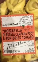 Mängden socker i Tortellini stuffed pasta