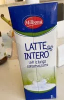 Mängden socker i Latte intero UHT