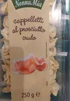 Mängden socker i Cappelletti a prosciutto crudo